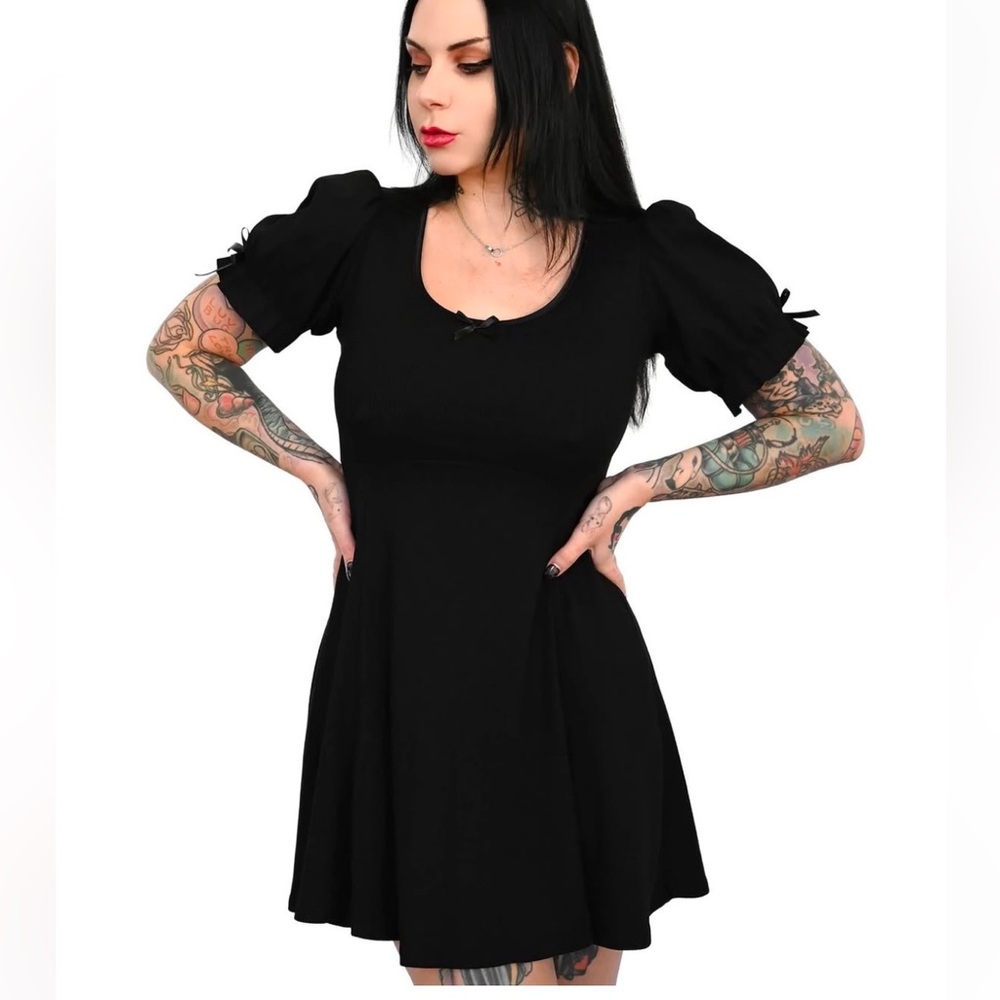 Foxblood doll face dress NWT